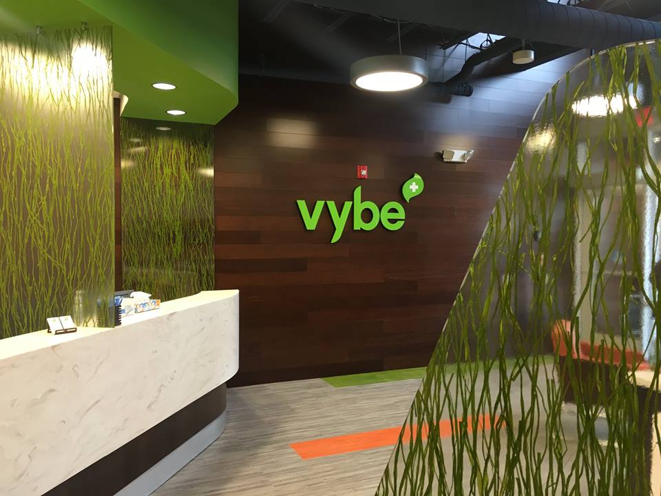 vybe urgent care on South Broad waiting room
