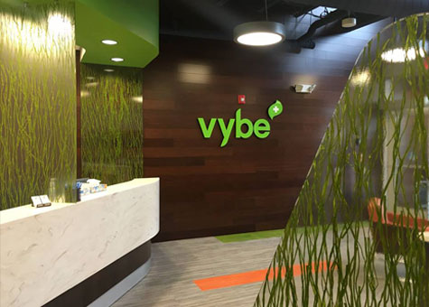 vybe Urgent care center interior waiting room