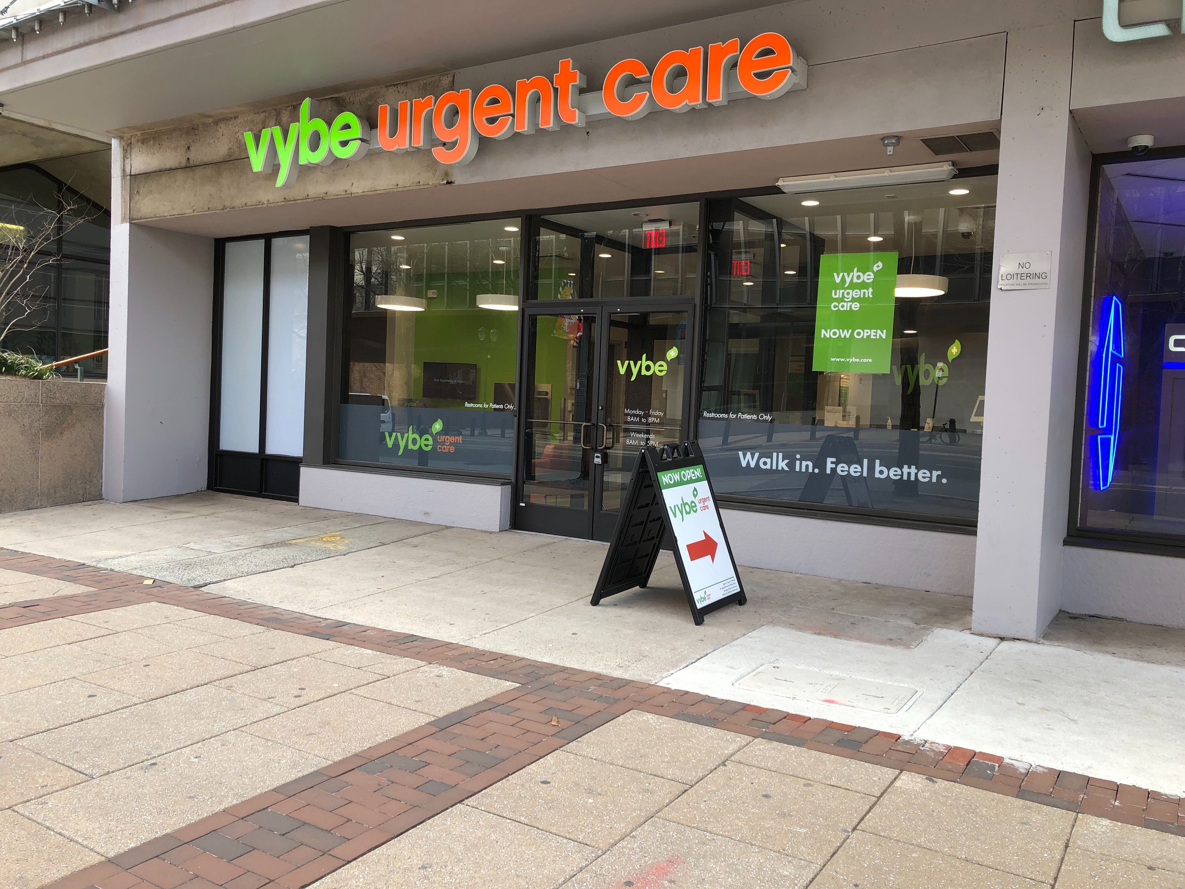 vybe urgent care - Center City East