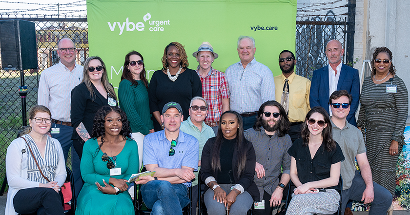 vybe urgent care Unveils Mural at West Philadelphia Location